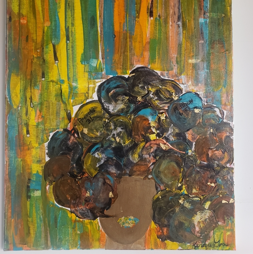 Abstract Arylic canvas